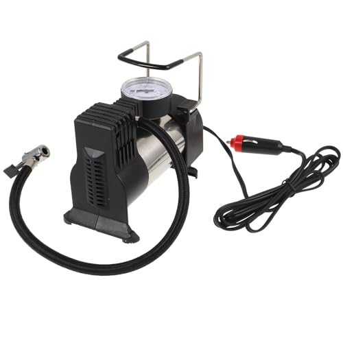 STAHAD Compresor de Aire Portátil Bomba de Aire Automática para Neumáticos de Coche Inflador de Neumáticos Portátil Alta Presión Diseño y Fácil Uso para Viajes y Emergencias