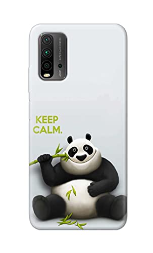 Image of PRINTFIDAA� Printed Hard Back Cover Case for Mi Redmi 9 Power Back Cover (Cartoon Panda) -2808
