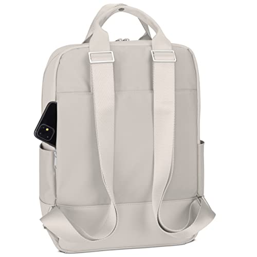 Johnny Urban Rucksack Damen & Herren Beige - Jona Large - Stylischer Tagesrucksack mit Laptopfach für Uni, Business, Schule - Nachhaltig - Wasserabweisend – Bild 4