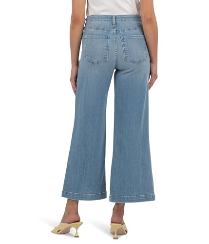KUT from the Kloth Women's Meg High Rise Wide Leg with Patch Pockets3