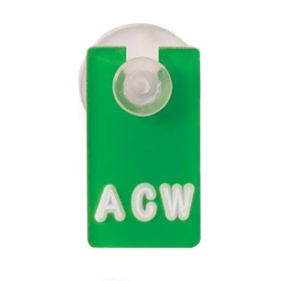 Mammography X-Ray Markers (Plastic) - 1-3 Characters, Suction Cup, Green