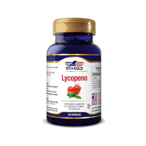 Licopeno 5mg Vitgold 100 capsulas