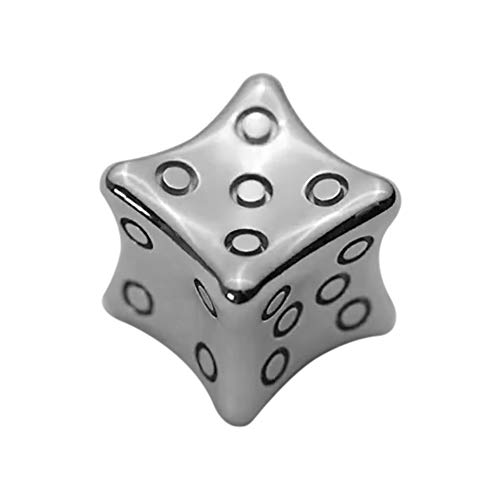Dados de titânio, Romacci Acessórios para jogos Ultralight Titanium Dice Entertainment