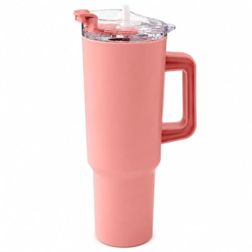 Image of 1800ml Large Water Tumbler with Handle & Straw | BPA-Free Reusable Sipper Cup with Flip Lid | Spill-Resistant Travel Mug for Gym Office College & Daily Use