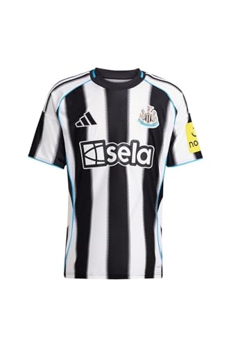 adidas Newcastle United FC Mens Home Football Shirt Jersey 2025-2026 (UK Alpha XL Regular Regular) Black/White