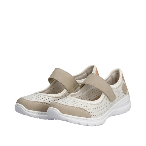 Image of Rieker L32B5 Nikita Slip-On Women's Shoes - Lightweight Mary Janes with Adjustable Strap and Premium Cushioning Footbed - Comfort and Support for All-Day Wear