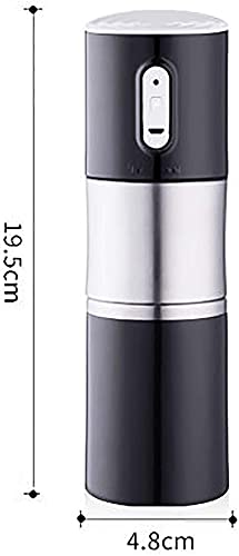 WGLL Molinillo de café eléctrico con múltiples moler ajustes, Cuchillas de Acero Inoxidable, Negro - Imagen 3