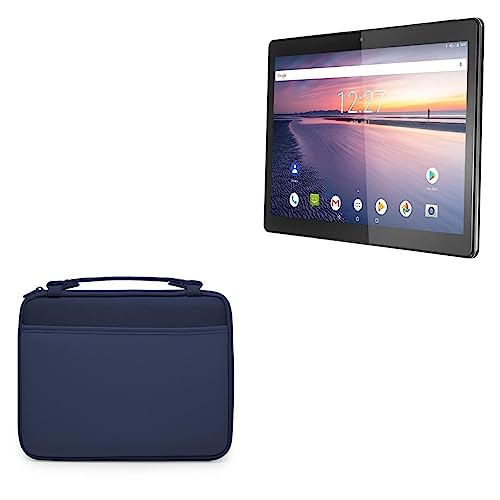 BoxWave Case Compatible with Chuwi Hi9 Air - Hard Shell Briefcase, Slim Messenger Bag Briefcase Cover Side Pockets - Navy