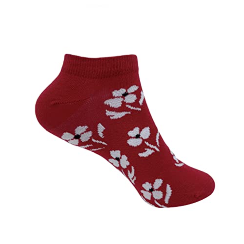 Image of Mint & Oak Low Cut Ankle Women Socks, Christmas Gift Quirky Socks For Friends, Cute Funky Socks, Christmas Secret Santa Gifts For Women