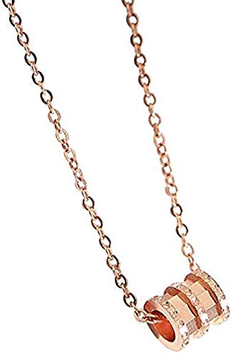 Preisvergleich Produktbild CKAWM Halskette Klassische Silberfarbe Halskette Für Frauen Einfacher Stil