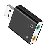Expérience audio de haute qualité : l'adaptateur de carte son USB est l'accessoire parfait pour une expérience audio immersive pendant que vous jouez ou écoutez de la musique. Avec une excellente qualité audio et une compatibilité avec la prise USB 3,5 mm, cet adaptateur change la donne. Améliorez votre jeu audio avec l'accessoire parfait pour une sortie sonore cristalline