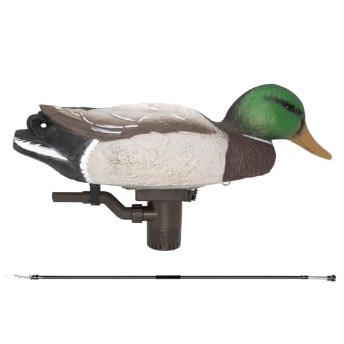 Higdon Outdoors Battleship Swimmer PRO Mallard Drake Guide Pack | Motion Duck Decoy with Quick Connect Trailing System for Waterfowl Hunting