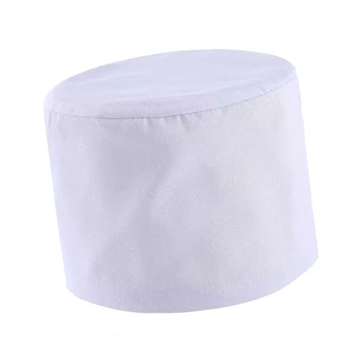 Kelisdi Gorra de algodón elástica con cobertura completa, gorro suave, diseño cómodo para trabajadores de la industria alimentaria, absorbe el sudor, gorra de servicio de alimentos, Delgado, Talla