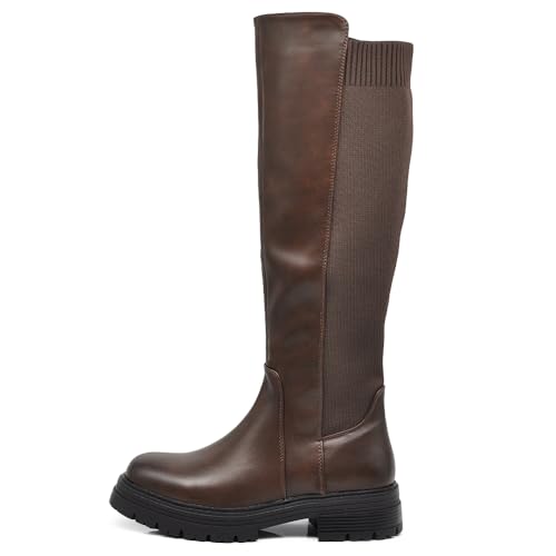 IF Fashion Stivali Scarpe da Donna Tessuto Stretch...