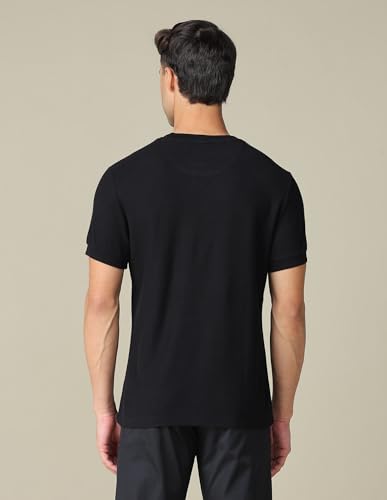 Image of U.S. Polo ASSN. Solid Slim Fit Cotton T-Shirts for Men - Breathable & Comfortable, Half Sleeves Mens Casual T Shirts
