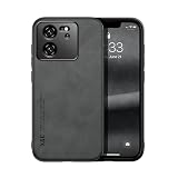Lucyliy Compatible with Xiaomi Redmi K60 Ultra Phone Case Skin-Friendly Feel, Built-in Magnetism, Anti-Drop Protection Dark Grey