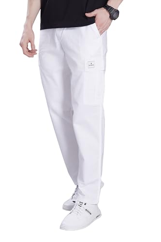 Image of DIVISIVE Men's Loose Fit Linen Blend Cotton Cargo Pants