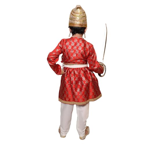 Image of Kaku Fancy Dresses National Heros Freedom Fighters Costumes for Boys & Girls | Independence Day Republic Day Fancy Dress for Schools Plays & Competition | Role Play Politician Costume For Kids