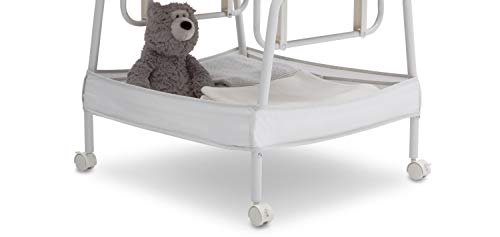 Delta Children Smooth Glide Bassinet, Silver Linings #TOP5