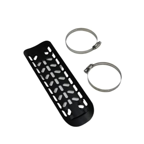 Bouclier thermique moto contre les brûlures de talon sur échappement