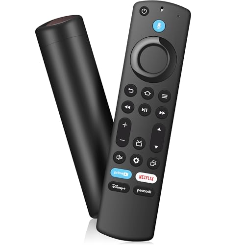 Replacement-Voice-Remote-Control fit for Fire Smart TV Stick(2nd/3rd Gen)/TVs 4K Max(1st/2nd Gen),TVs Cube(1st/2nd/3rd Gen),Smart TV(3rd Gen),and for Insignia/Toshiba/Pioneer/Omni Smart TVs