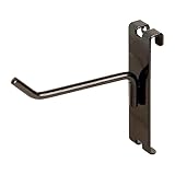 Econoco 4” Panel Display Hooks, Gridwall Hooks, Grid Hook for Gridwall, Display Hooks For Panel, Black, Pack of 96