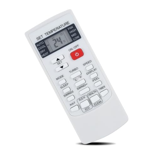 ZWP YKR-H/102E Replacement Remote Control for COSTWAY Air Conditioner 10418US-CYFP FP10404US 1015-CYFP 10524US-CYFP, for Della 048-MS-12 048-MS-18 048-MS-24 & AUX YKR-H/101E Air Conditioner