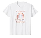Photo Gallery io werde - statuetta "ich werde große schwester 2022 / 2021 - bambina arcobaleno maglietta Photo Gallery io werde - statuetta "ich werde große schwester 2022 / 2021 - bambina arcobaleno maglietta