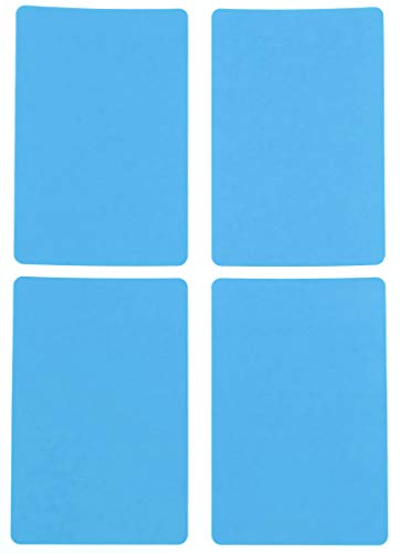 Étiquettes autocollantes rectangulaires bleues, stickers nominatifs école et vêtements