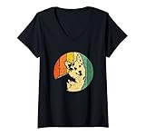 Photo Gallery donna corgi dog retro vintage sunset cuppy welsh corgi silhouette maglietta con collo a v Photo Gallery donna corgi dog retro vintage sunset cuppy welsh corgi silhouette maglietta con collo a v