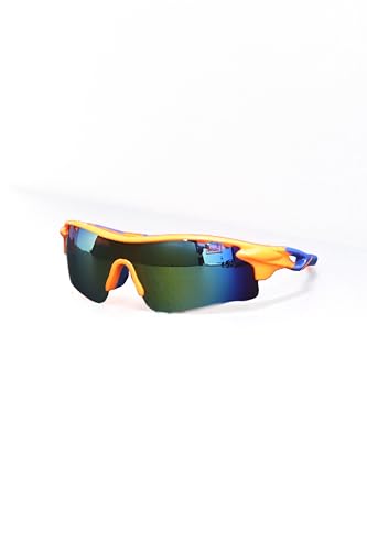 Generic Vibe Orange Vibe White Unisex Women's Men's Eyewear Sunglasses Accessories, Orange/White