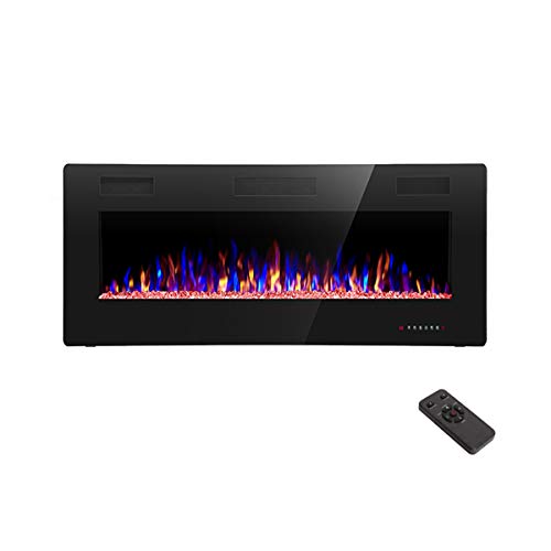 R.W.FLAME 42INCH Recessed and Wall Mounted Fireplace