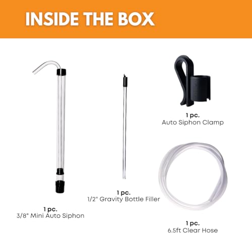 fastrack mini auto siphon clamp and 6539 3834 hose clear
