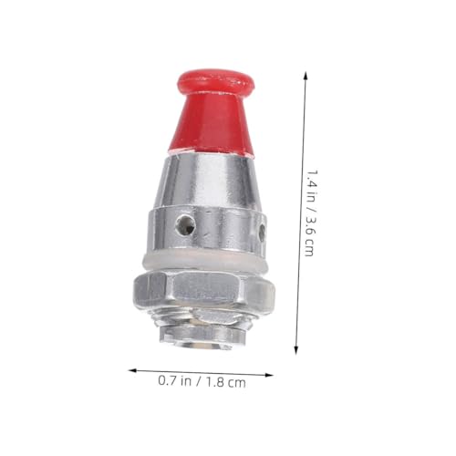 ABOOFAN 6 piezas de repuesto para válvula de seguridad y tapón de presión de olla a presión de aleación de aluminio compatible con enlatador miniatura 2