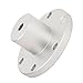 Aluminum Flange Shaft Coupling Connector, 6mm Shaft Mounting Hub, Stainless Steel Set Screw, Precision Fit for DIY RC Model Motors, Mini Robots, and H