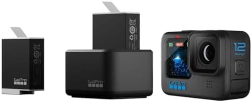 GoPro Dual Battery Charger + 2 Enduro Batteries (HERO12 Black/HERO11 Black/HERO10 Black/HERO9 Black) - Official GoPro Accessory Product Image