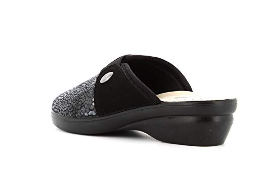 Valleverde Pantofole Donna 25236 Nero (Numeric_36)...