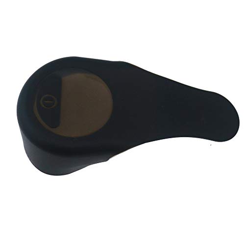 Flycoo2 Silicone Housse Etui pour Tableau de Bord de Ninebot ES1 ES2 ES3 ES4 Trottinettes Scooter Protection Accessoires Anti-Rayure (Noir) Cover