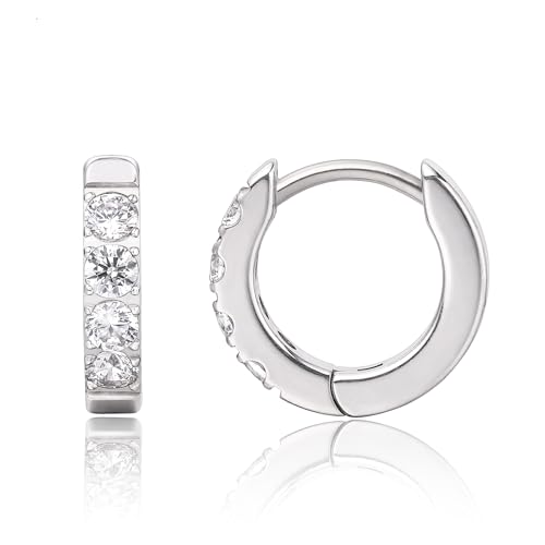 Limerencia G23 Pure Titanium Huggie Hoop Earrings, Hypoallergenic Lightweight Cartilage Hoops Small...
