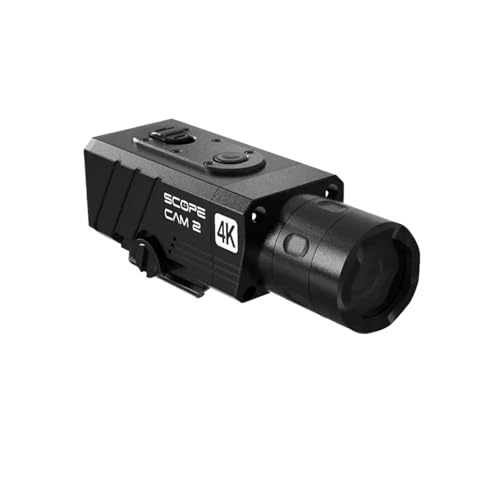 HYFOZAE pour RunCam Scope Cam 2 4K, Zoom numérique avec réticule, étanche IP64, 1400mAh 128G pour Airsoft/Paintball(L25 Camera Only)