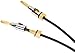 Amazon Basics Banana Plug 16AWG Speaker Cable Wire, CL2 Rated with Gold-Plated Banana Tip Plugs (4mm), 99.9% Oxygen-Free, 12 Foot, Black