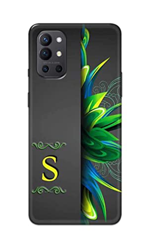 Image of Name II Initial II Letter Alphabet S Hard Back Case Cover for OnePlus 9R Back Cover -(J5) VNS2222