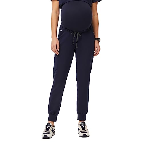 FIGS Zamora Jogger Maternity Scrub Pants for Women — Slim Fit, 5 Pockets, 4-Way Stretch, Anti-Wrinkle