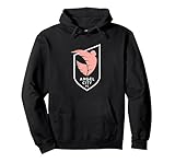 NWSL Angel City FC Sol Rosa Crest Pullover Hoodie, Adult Unisex, Black, Medium