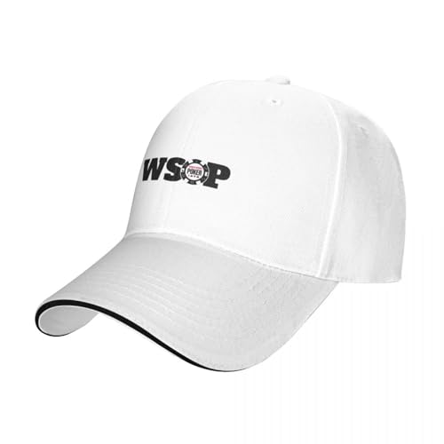 Casquette de baseball WSOP pour hommes et femmes, chapeau de soleil ajustable style plage
