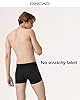 QINCAO Boxer Shorts Mens 6 Pack, No Itchy Labels, Cotton Underwear Retro Trunks, Underwear Gift Set #4