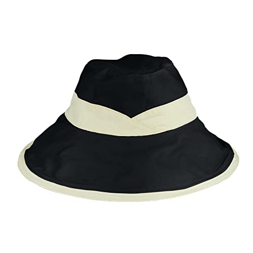 Sombrero de algodón con ala grande plegable para mujer miniatura 2
