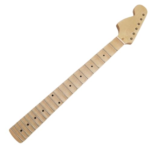 Manche de guitare tête inversée pour bend fluide et jeu rapide 22 frettes festonné