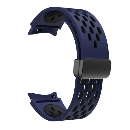 Bracelet silicone 20mm finition premium pour Galaxy Watch 6 Classic de 43mm et 47mm
