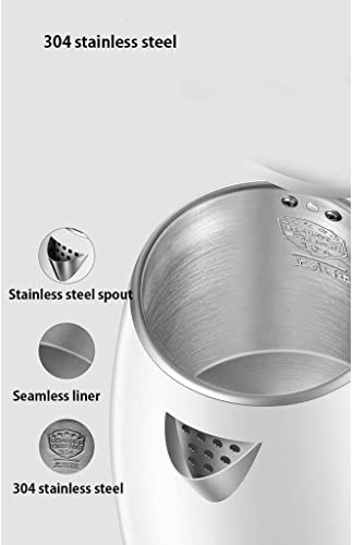 Hervidor eléctrico portátil de acero inoxidable 1.2 L miniatura 6